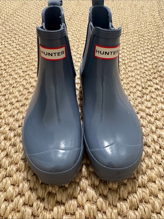 Hunter Shoes - Hunter | Chelsea Ankle Rain Boots | Size 7 | Grey Blue